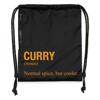 CURRY - Turnbeutel aus Recycling-Material - Schwarz - Vorne