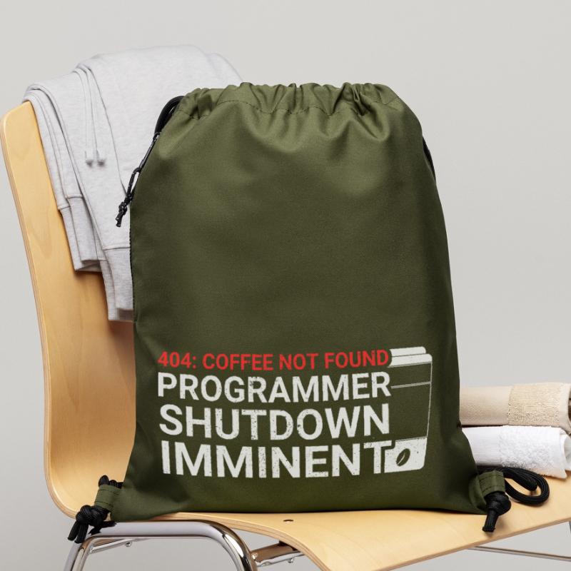 Programmers generate code from coffee Gymsac made from recycled material