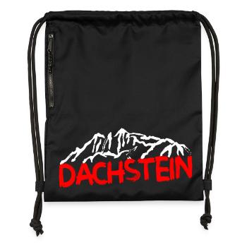 Dachstein Ramsau Österreich Souvenir  - Turnbeutel aus Recycling-Material - Schwarz - Vorne