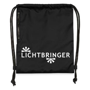 LICHTBRINGER - Turnbeutel aus Recycling-Material - Schwarz - Vorne