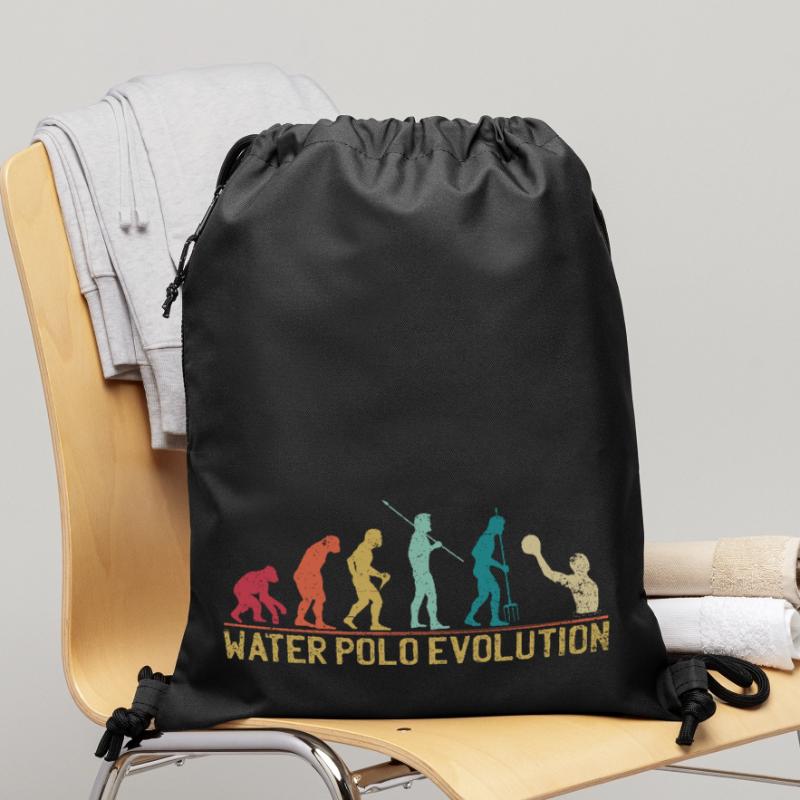 Conception de la progression du water-polo Evolution Sac à cordon en polyester recyclé