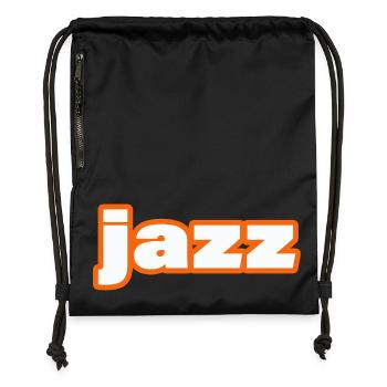 JAZZ - Turnbeutel aus Recycling-Material - Schwarz - Vorne