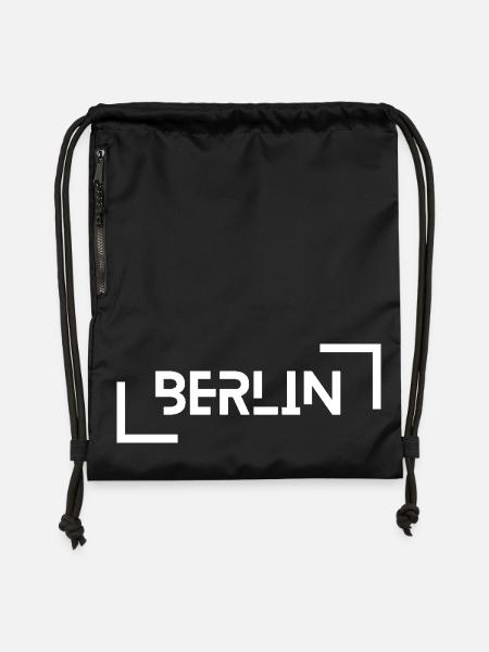 Berlin - Turnbeutel aus Recycling-Material - Schwarz