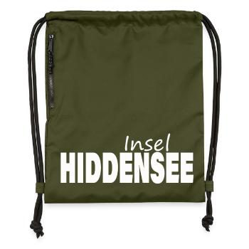 HIDDENSEE - Turnbeutel aus Recycling-Material - military Green - Vorne