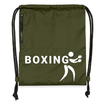 Boxing Sports - Gymsac made from recycled material - military green - Front