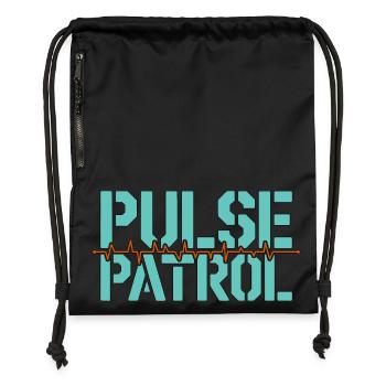 Cardiac Tech Pulse Patrol Pacemaker Technician - Turnbeutel aus Recycling-Material - Schwarz - Vorne