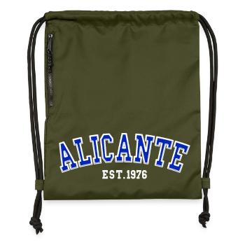 Alicante gegründet 1976 - Turnbeutel aus Recycling-Material - military Green - Vorne