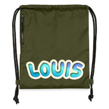 Job Louis - Gymsac made from recycled material - military green - Front