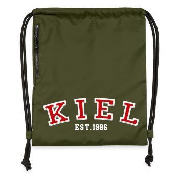Kiel Fondé en 1986 - Sac à cordon en polyester recyclé - military green - Devant