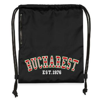 Bucharest Est. 1976 - Gymsac made from recycled material - military green - Front