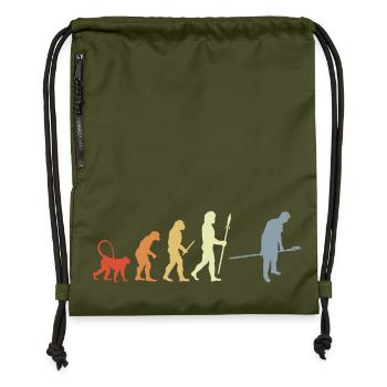Baker Evolution Retro Look - Gymsac made from recycled material - military green - Front
