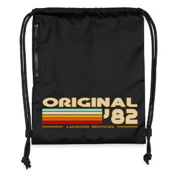 1982 - Gymsac made from recycled material - black - Front