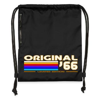 1966 - Gymsac made from recycled material - black - Front