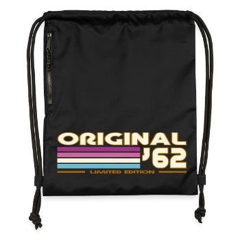 1962 - Gymsac made from recycled material - black - Front