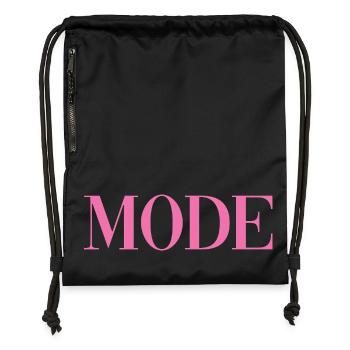 Mode - Sac à cordon en polyester recyclé - noir - Devant
