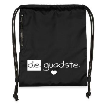 de guadste - the best Austrian dialect - Gymsac made from recycled material - military green - Front
