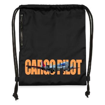 Cargo pilot C-97 - Turnbeutel aus Recycling-Material - Schwarz - Vorne