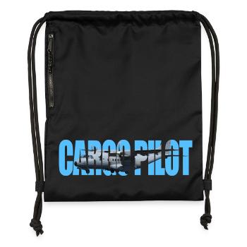 Cargo pilot CN-235 - Turnbeutel aus Recycling-Material - Schwarz - Vorne
