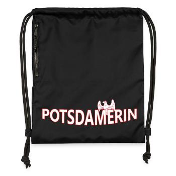 Potsdamer - Gymsac made from recycled material - black - Front