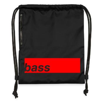 Basse - Sac à cordon en polyester recyclé - noir - Devant