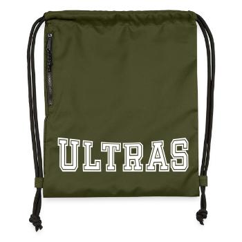Ultras gebogenes Design - Turnbeutel aus Recycling-Material - military Green - Vorne