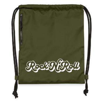 Scénario du Rock 'n' Roll - Sac à cordon en polyester recyclé - military green - Devant