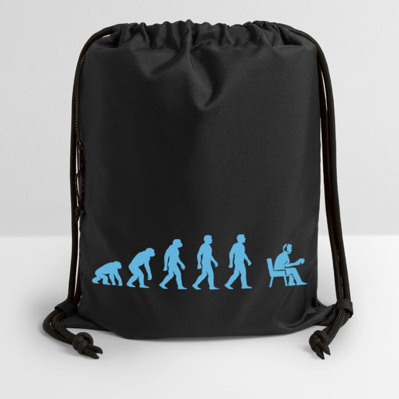 Évolution vers le travail de bureau Sac à cordon en polyester recyclé
