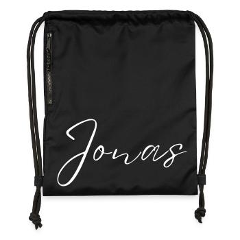 Jonas Name T-Shirt Geschenk Für Männer - Turnbeutel aus Recycling-Material - military Green - Vorne