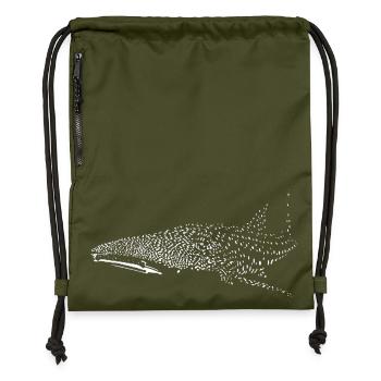 Requin-baleine - Sac à cordon en polyester recyclé - military green - Devant