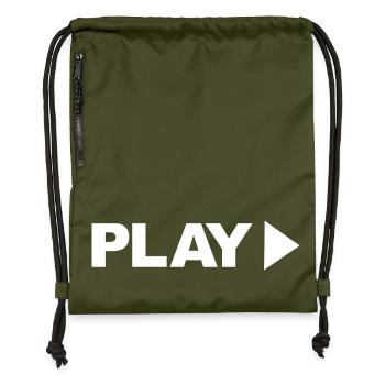 PLAY - Turnbeutel aus Recycling-Material - military Green - Vorne