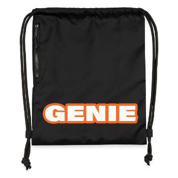 GENIE - Turnbeutel aus Recycling-Material - Schwarz - Vorne