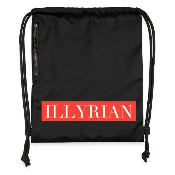 Illyrian - Sac à cordon en polyester recyclé - noir - Devant