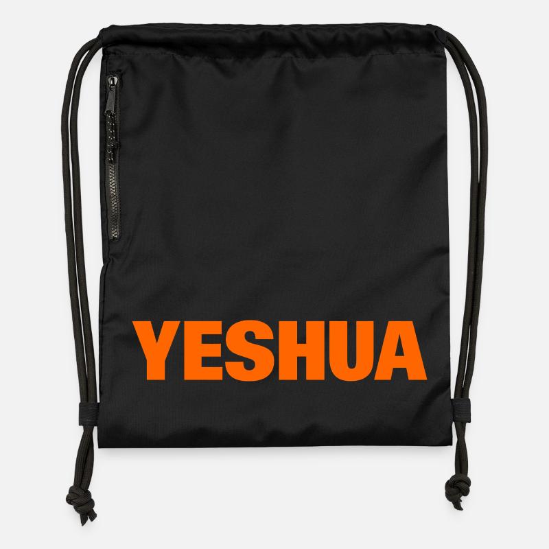 YESHUA - Gymsac made from recycled material - black