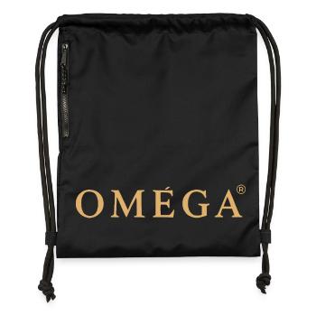 OMEGA - Turnbeutel aus Recycling-Material - Schwarz - Vorne