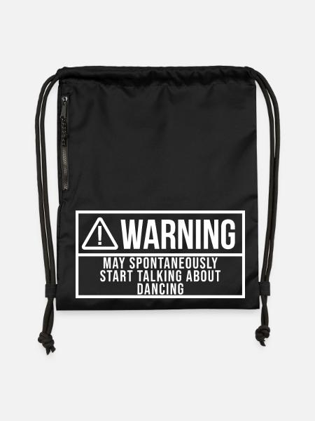 Dancer Dancer Dancer - Turnbeutel aus Recycling-Material - Schwarz