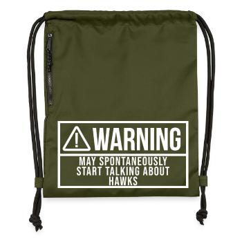 Rapace - Sac à cordon en polyester recyclé - military green - Devant