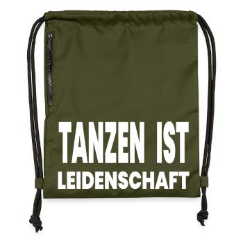 Dance - Gymsac made from recycled material - military green - Front