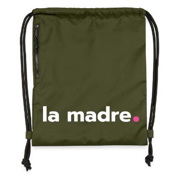Der Wahnsinn - Turnbeutel aus Recycling-Material - military Green - Vorne