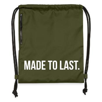 MADE TO LAST. | Greyline Official - Gymsac made from recycled material - military green - Front