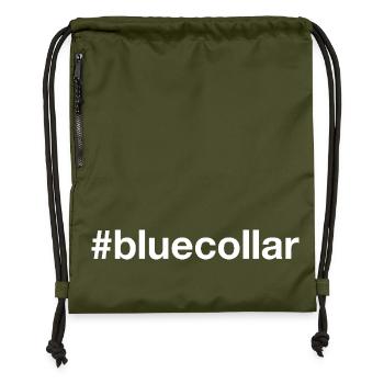 COL BLEU Hashtag - Sac à cordon en polyester recyclé - military green - Devant