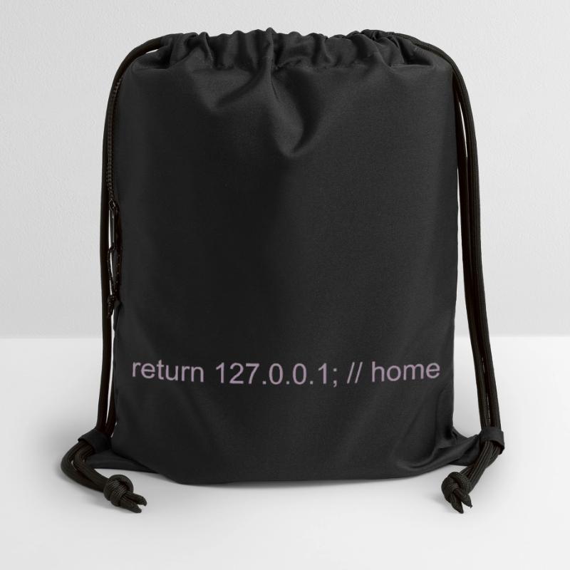 Programmierer Nerd IT Witz Developer Zuhause Turnbeutel aus Recycling-Material