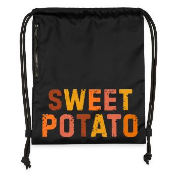 Patate douce Grouchy - Sac à cordon en polyester recyclé - noir - Devant