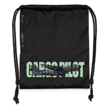 Cargo pilot C-160 - Turnbeutel aus Recycling-Material - Schwarz - Vorne