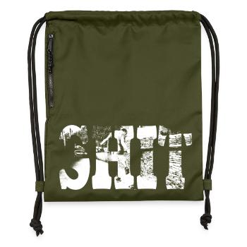 Shit - Turnbeutel aus Recycling-Material - military Green - Vorne
