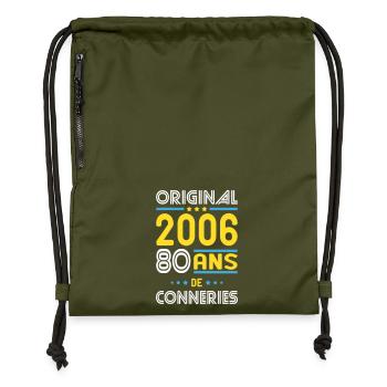 Original – 2006 – 20 years of - Gymsac made from recycled material - military green - Front