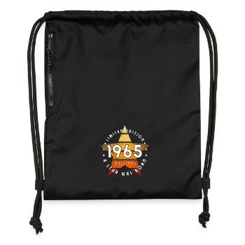 A Srar was born 1965 original limited edition - Gymsac made from recycled material - black - Front