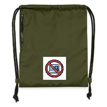 Gadgets zur Vermeidung von Panels - Turnbeutel aus Recycling-Material - military Green - Vorne
