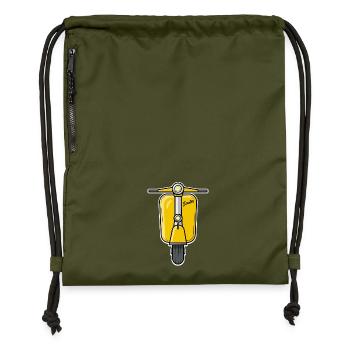 Scooter Scooter Scooter jaune - Sac à cordon en polyester recyclé - military green - Devant