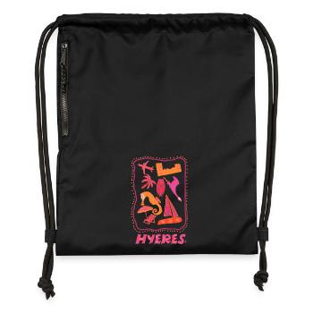 Mish-mash Hyères the palm trees travel France - Gymsac made from recycled material - black - Front