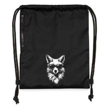 Cool Fox Sunglasses Summer - Gymsac made from recycled material - military green - Front